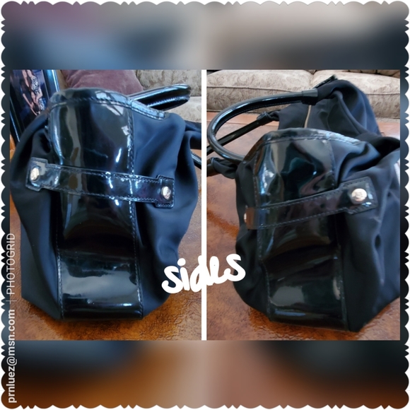 Kate Spade Black Satchel Handbag Gold Hardware - Picture 4 of 5